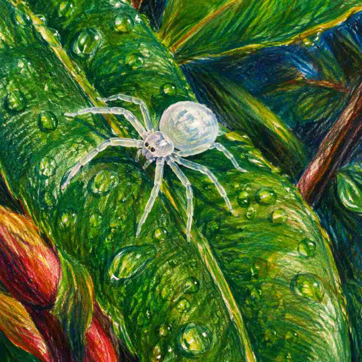 White Spider in Dream