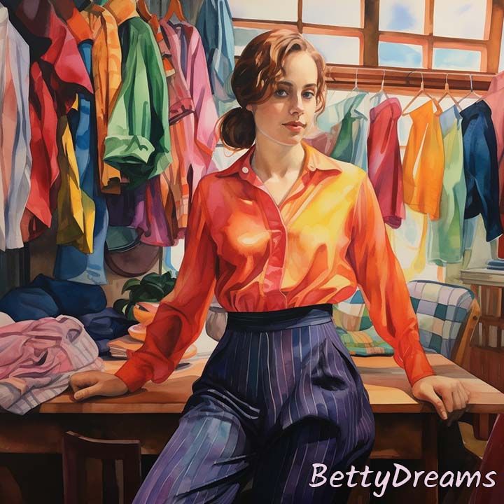 trying on clothes dream