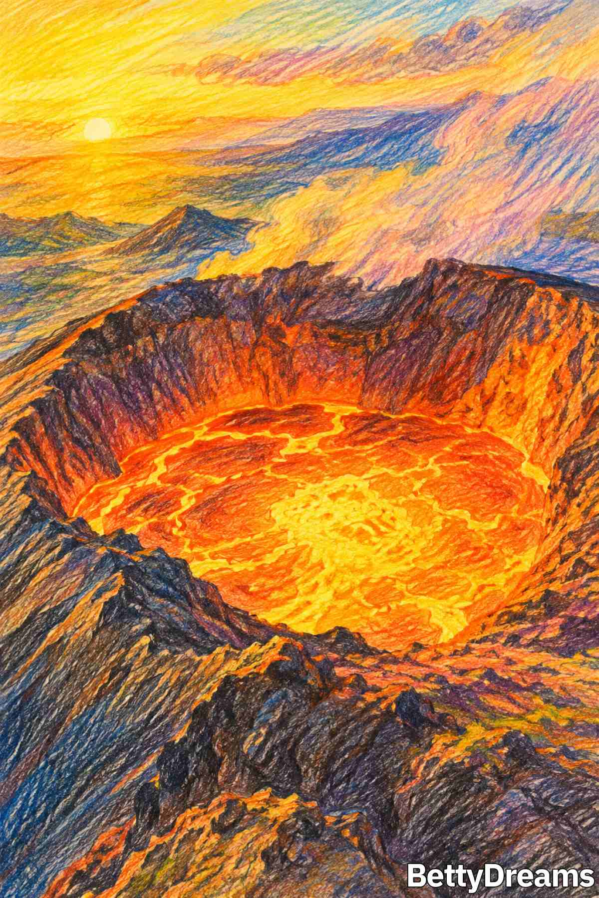 volcano in dream