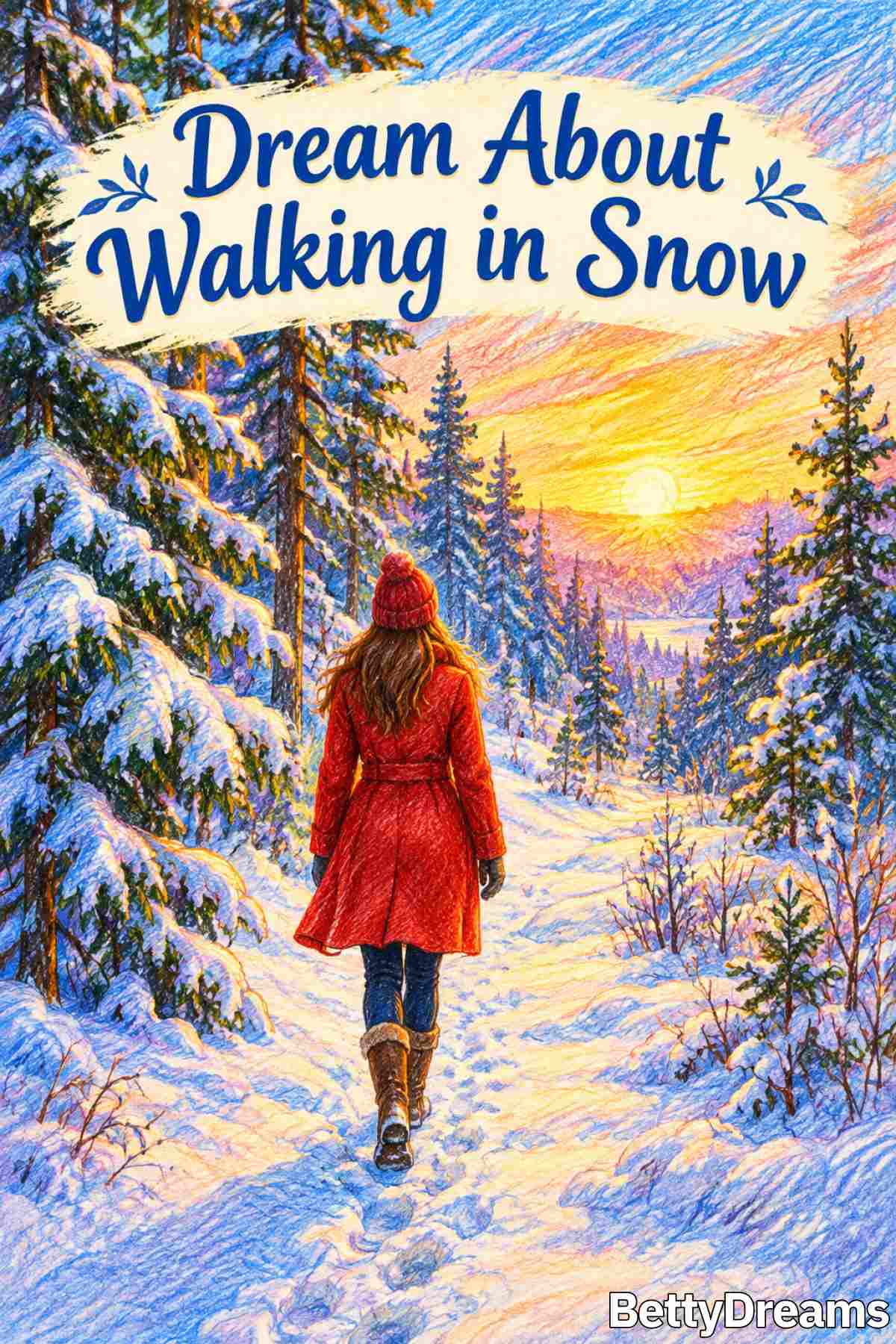 walking in snow in a dream