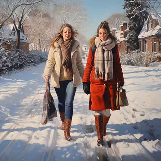 walking in snow dream meaning