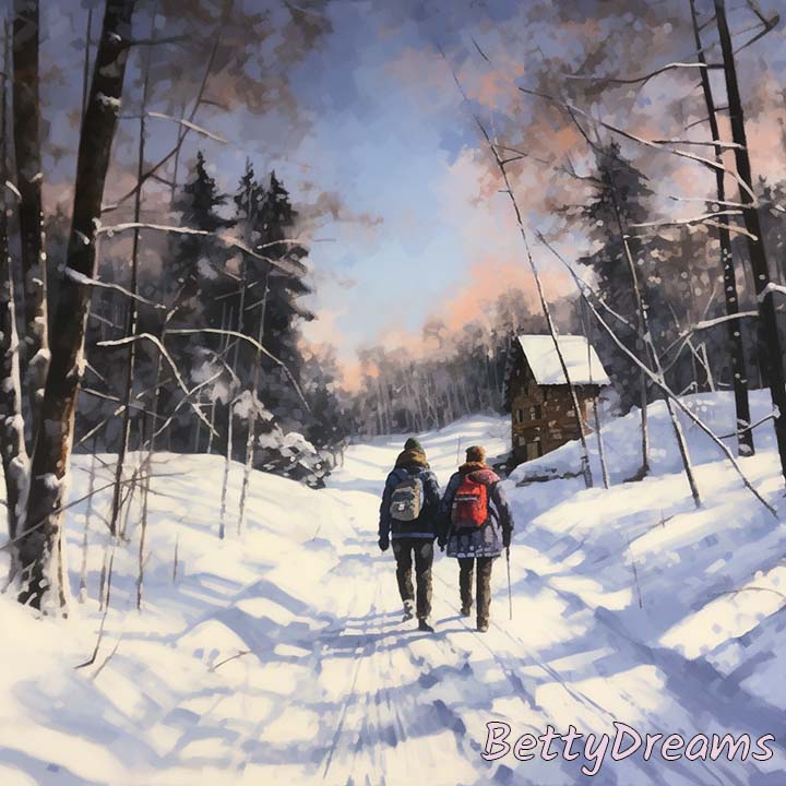 walking in snow dream