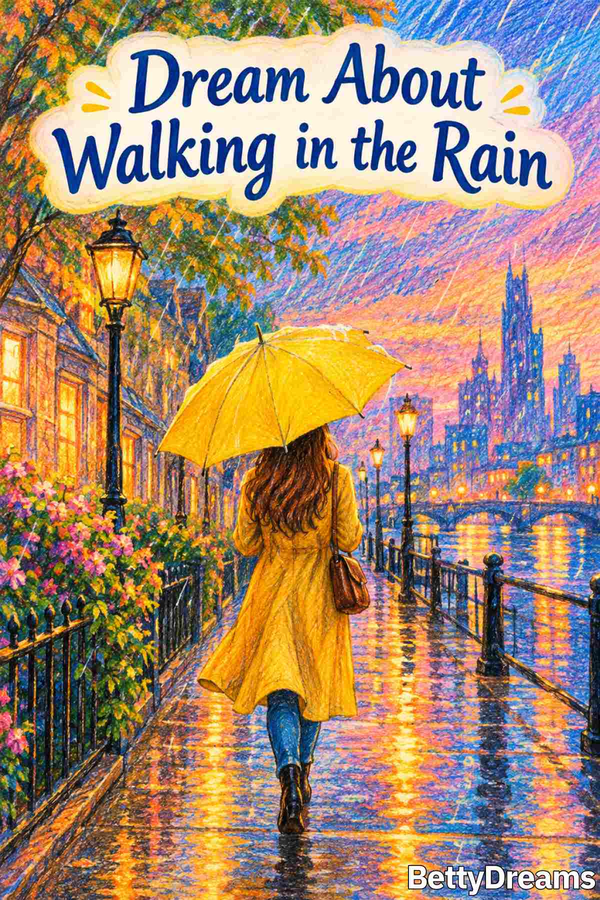 dreaming about walking in the rain