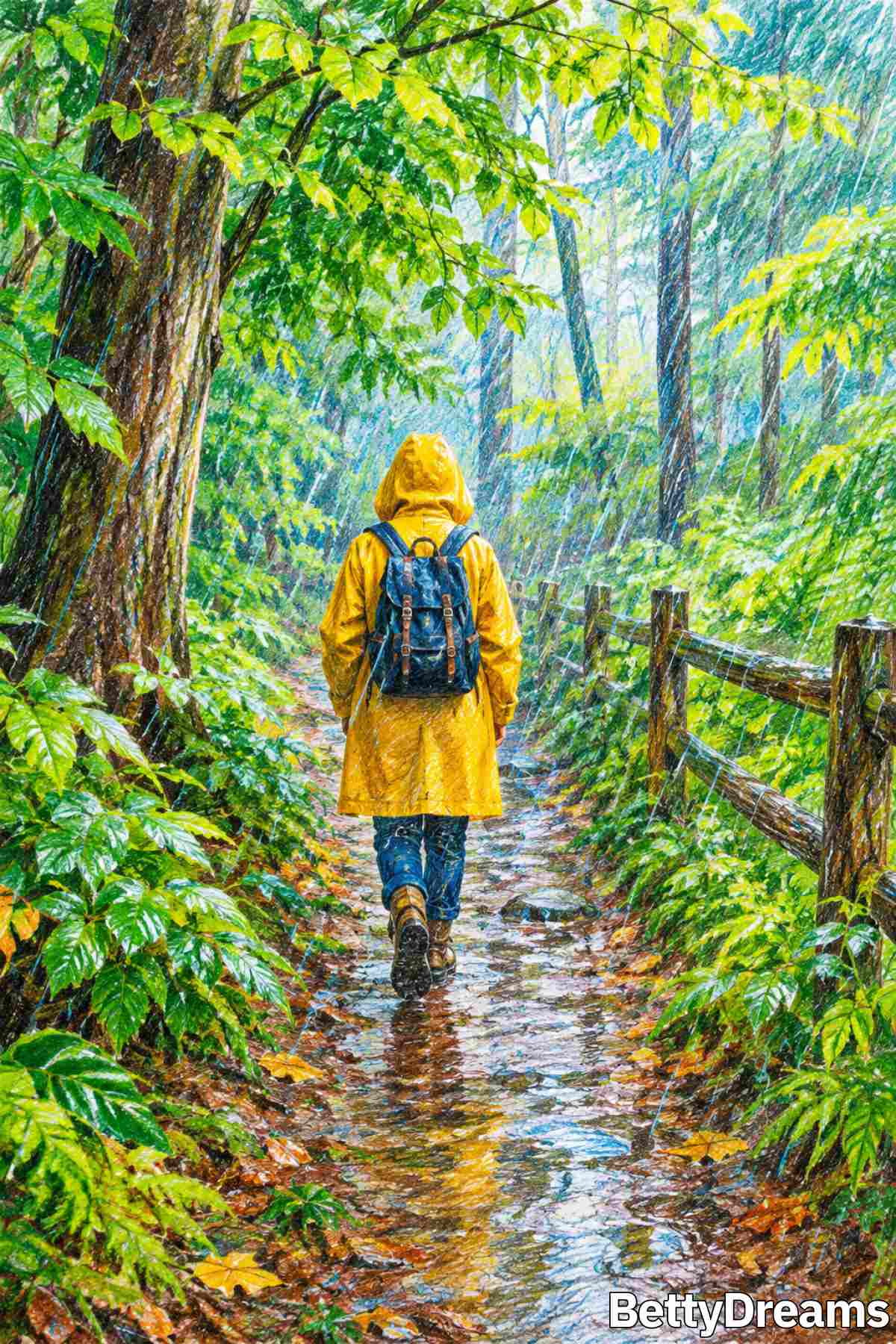walking in the rain dream meaning