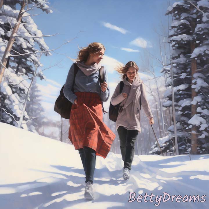 walking on snow in dream