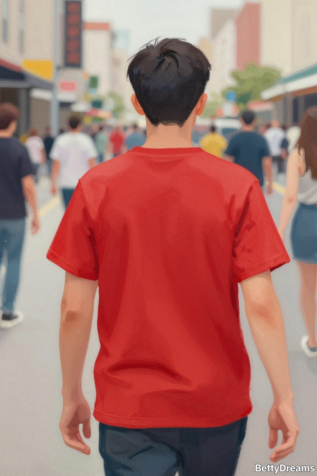 spiritual meaning of red shirt in dream