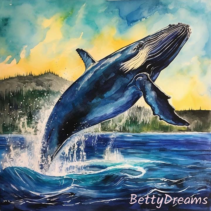 whale out of the water