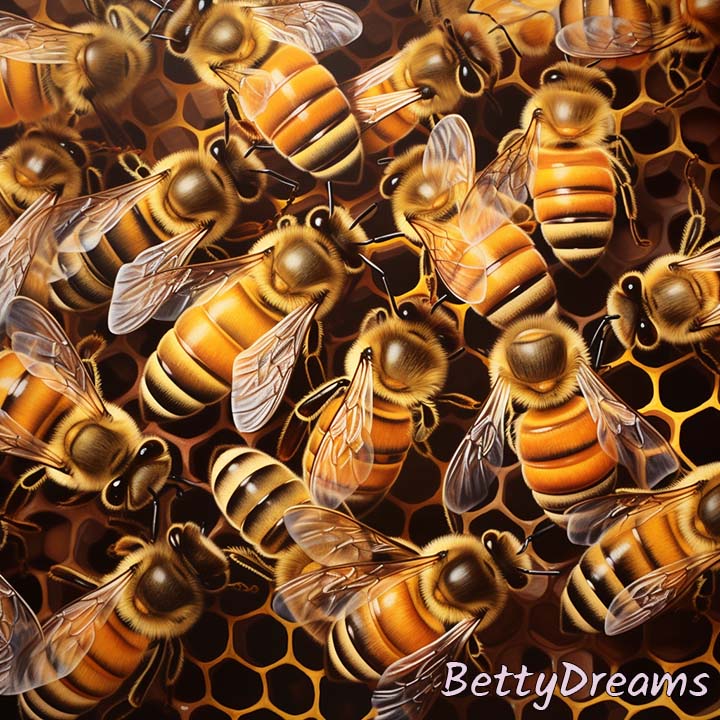 what does it mean when a bee flies around you