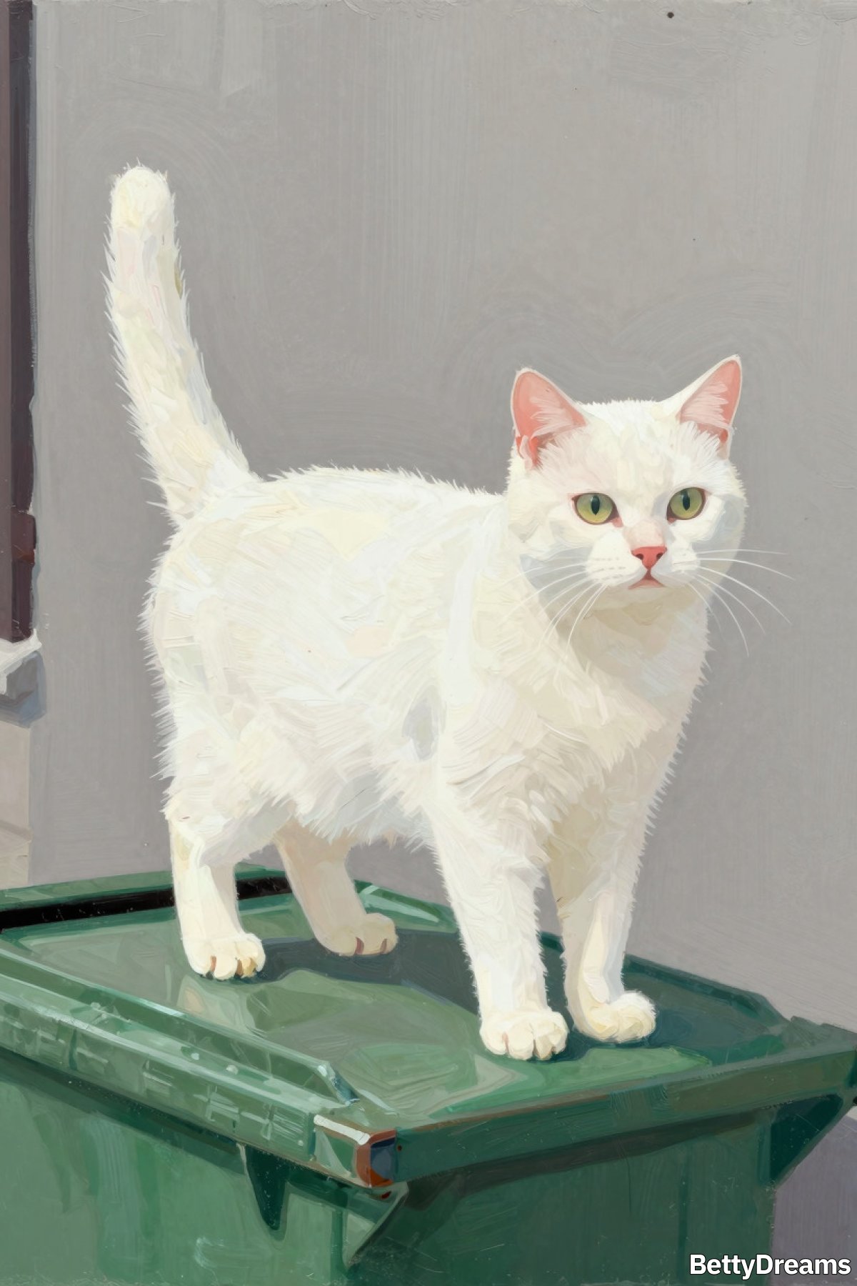 dream about white cat