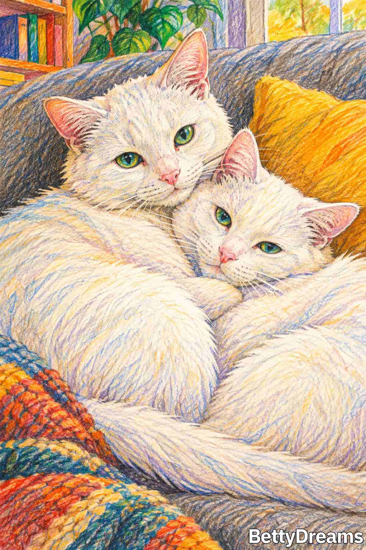 having a dream about a white cat