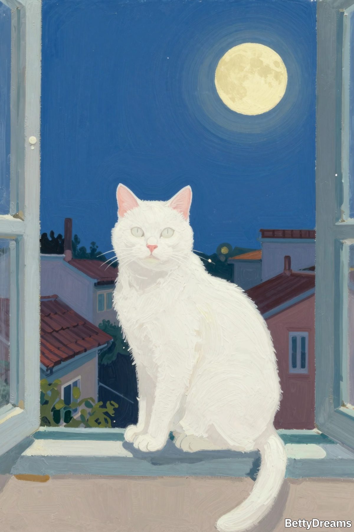 dream interpretation white cat