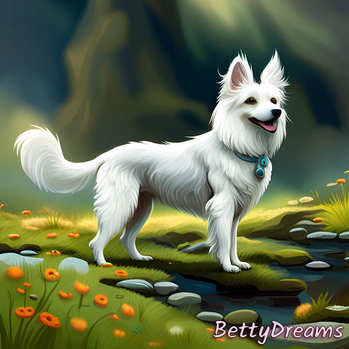 white dog 