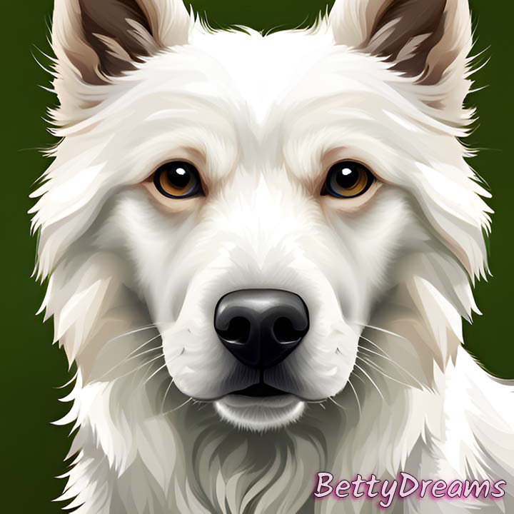 white dog 