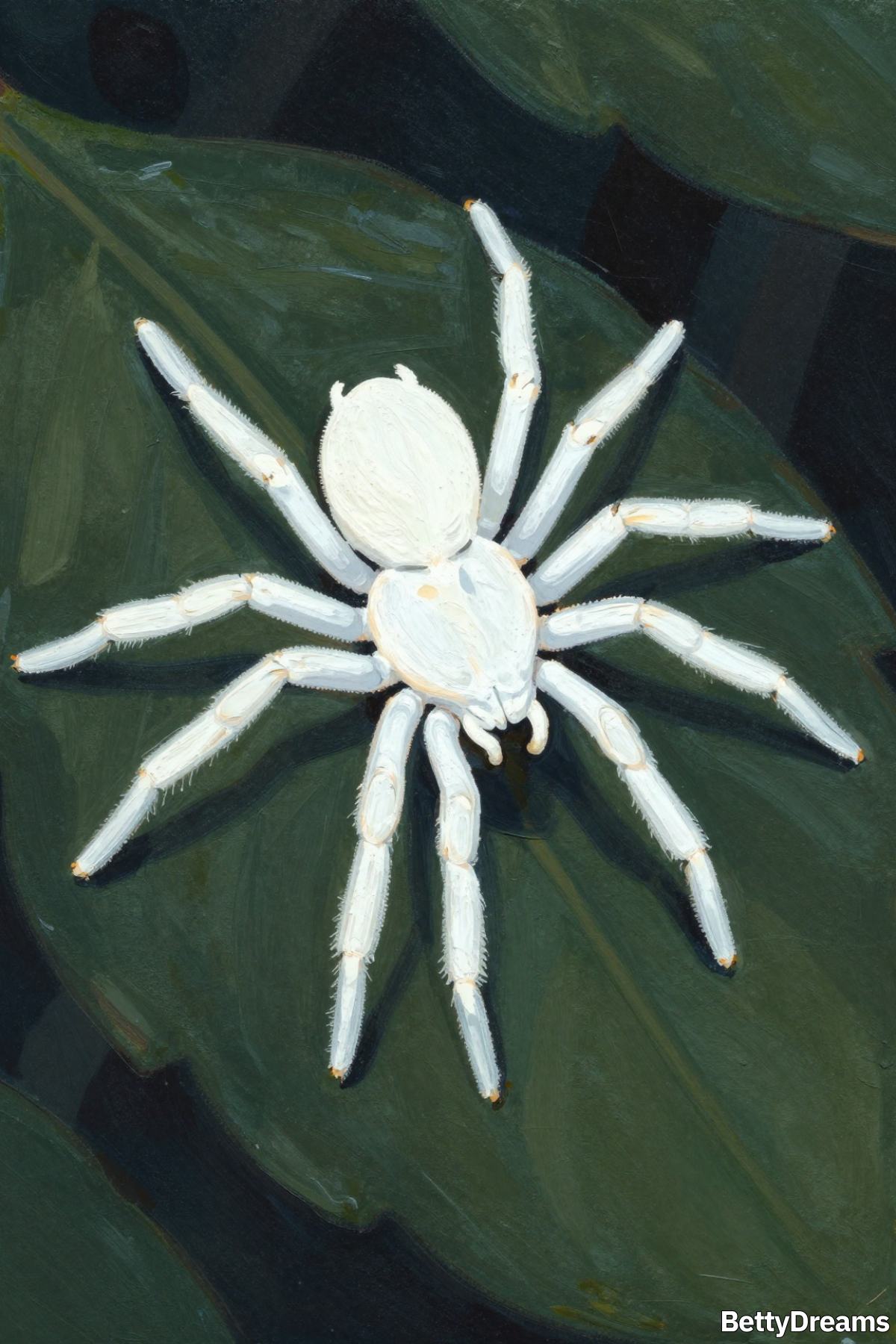 dream about white spider symbolism