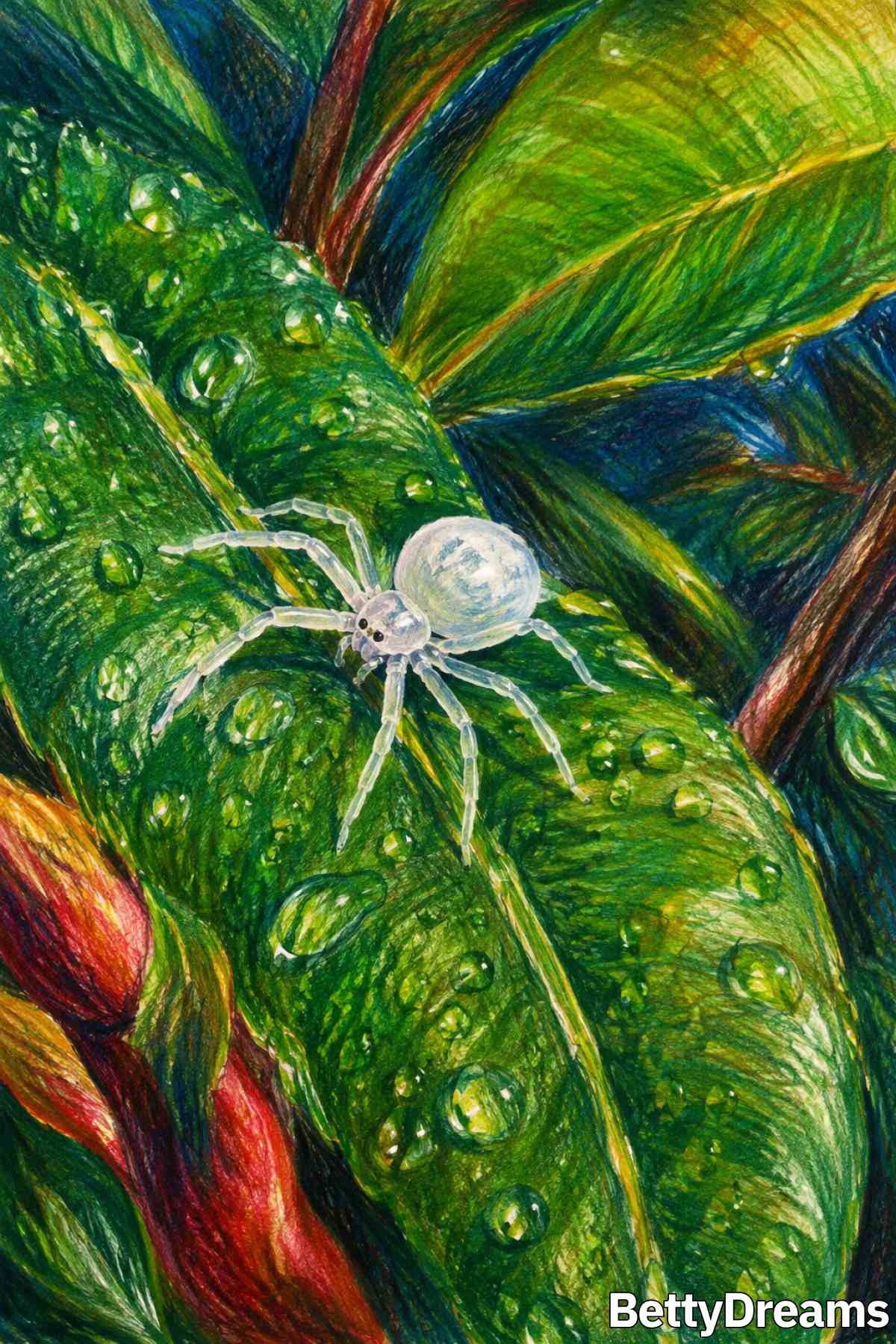 dreaming about a white spider