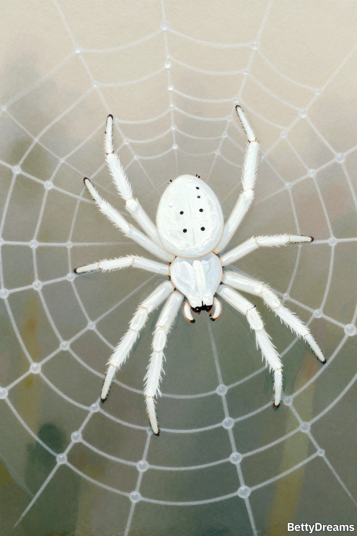 seeing a white spider in a dream