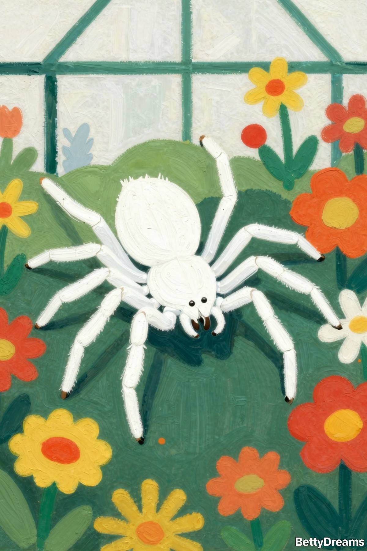 dreams about white spiders