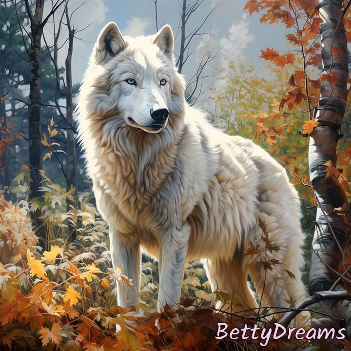 white wolf dream